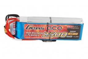 Batería LiPo GENS 2600 mAh 2S 7.4v Pack Emisora (Gens Ace)